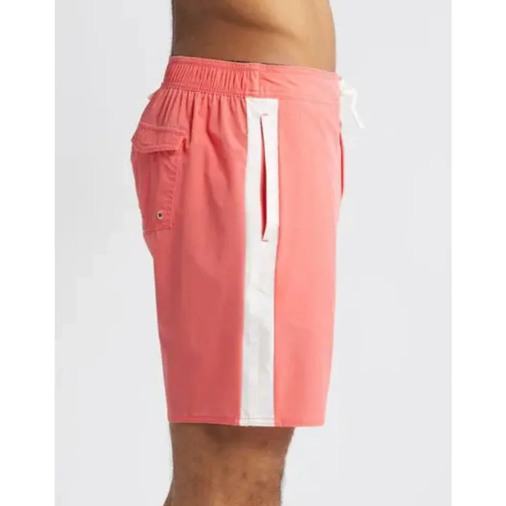 JOHNNIE-O SUN KISSED FLEMMING SIDE STRIPE SURF SHORTS BOARDSHORTS SWIM TRUNKS S